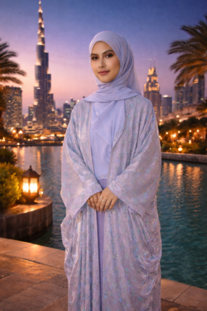 Waheeda Abaya 2 Piece – Elegant Series