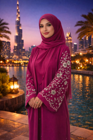 Wardha Abaya Full Beads